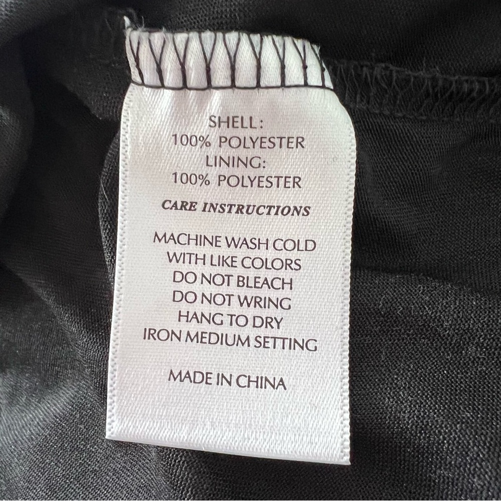 NWT 12th Tribe Black Midi Skirt Medium - Picture 12 of 13